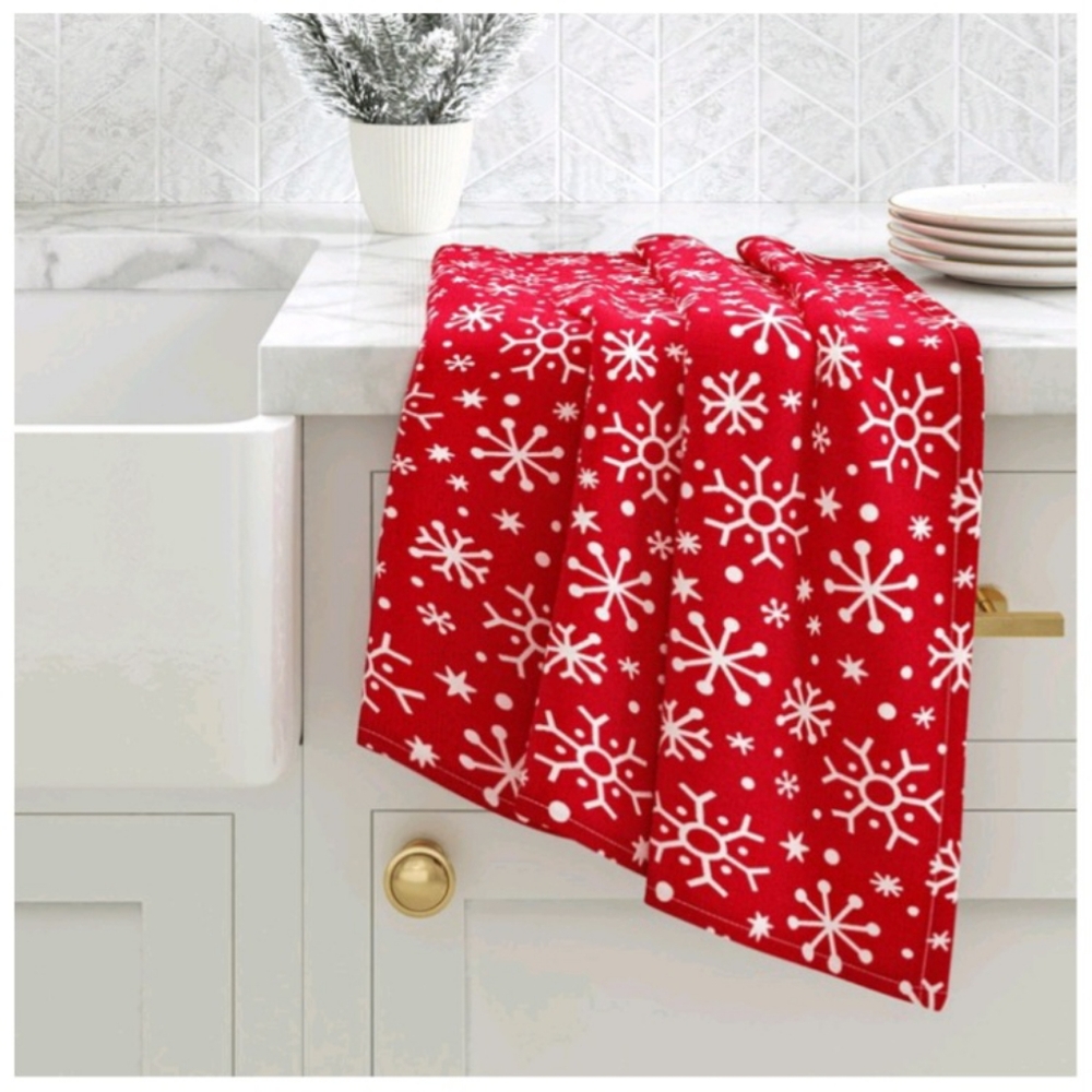 Christmas Snowflake Kitchen Towel